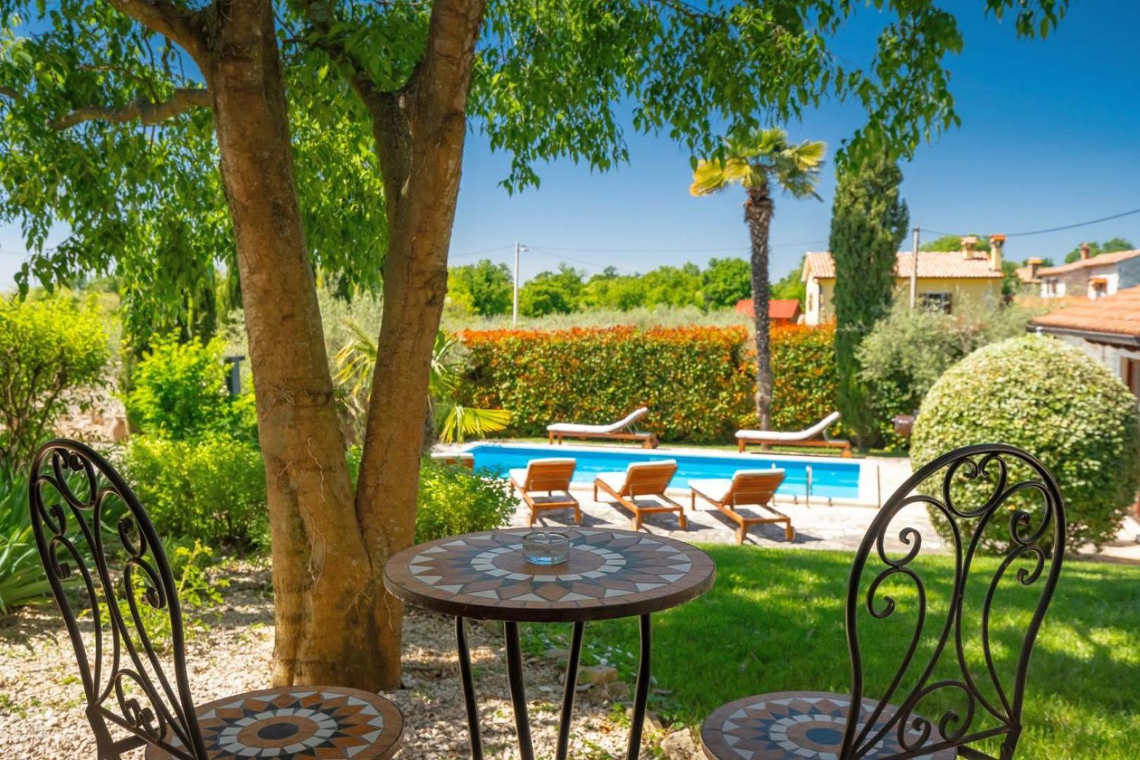 Rustic Villa Cehici With Pool In Sveti Lovrec Jehnici Exterior photo
