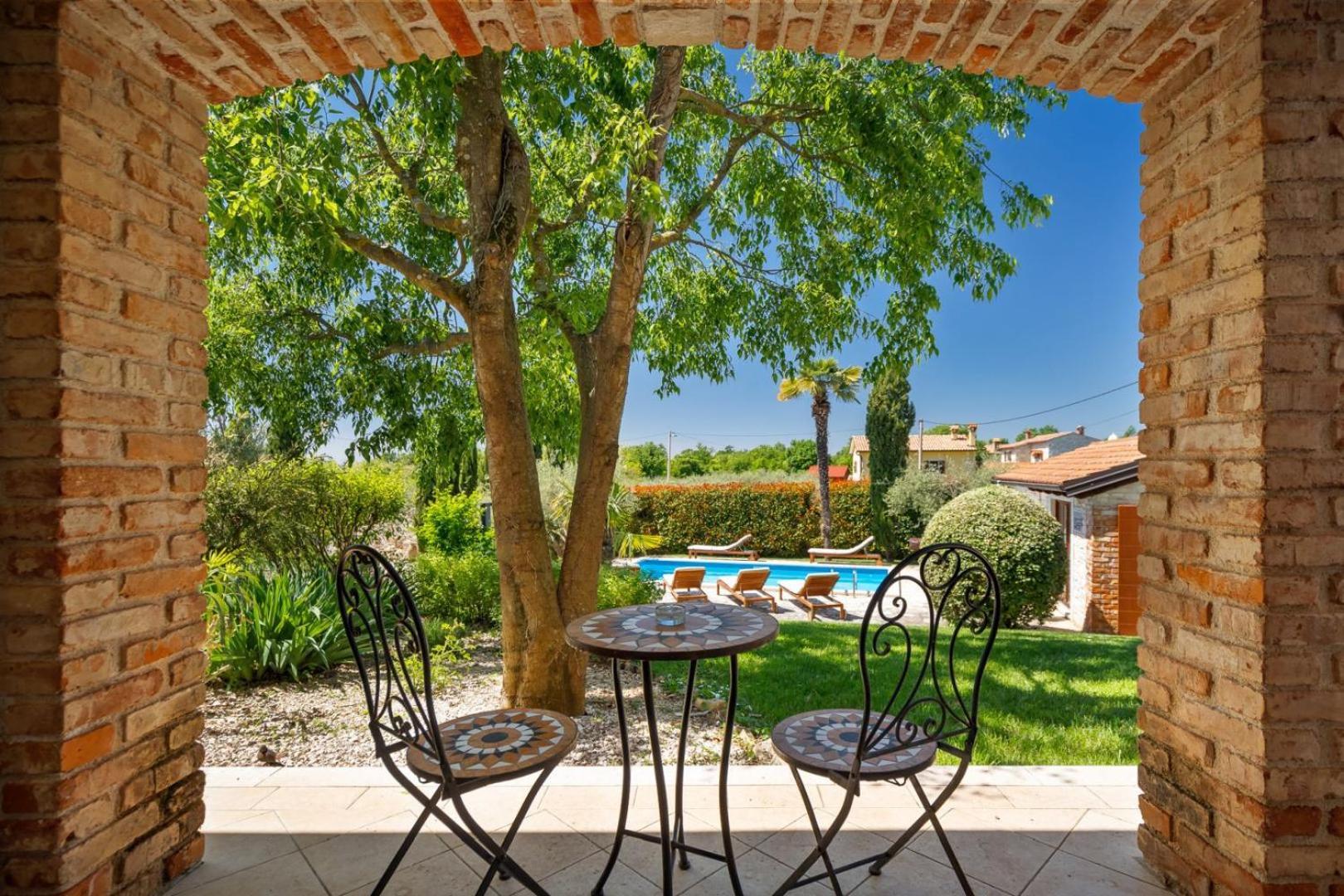 Rustic Villa Cehici With Pool In Sveti Lovrec Jehnici Exterior photo